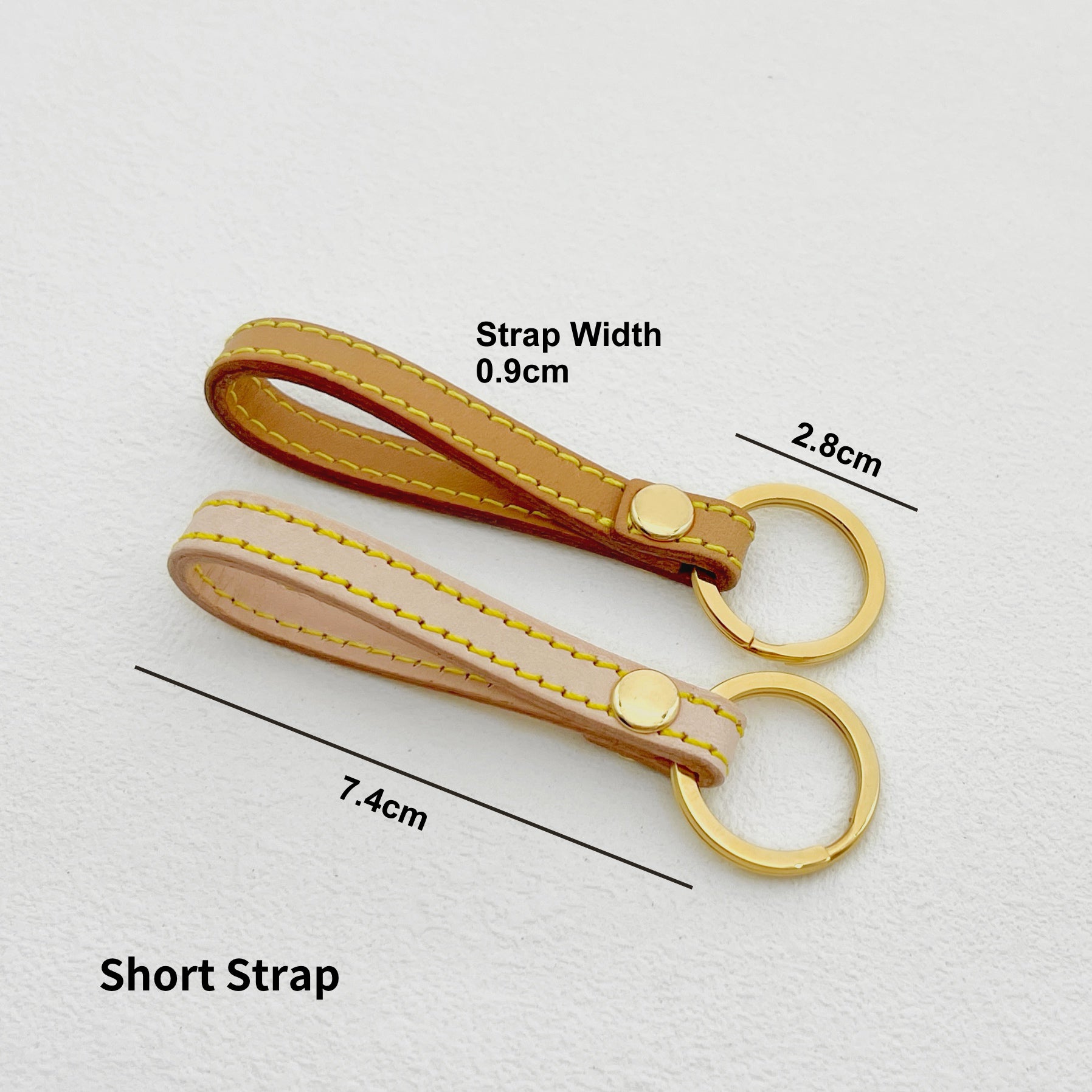 Chic Leather Handbag Charm Keychain Genuine Leather Accessory