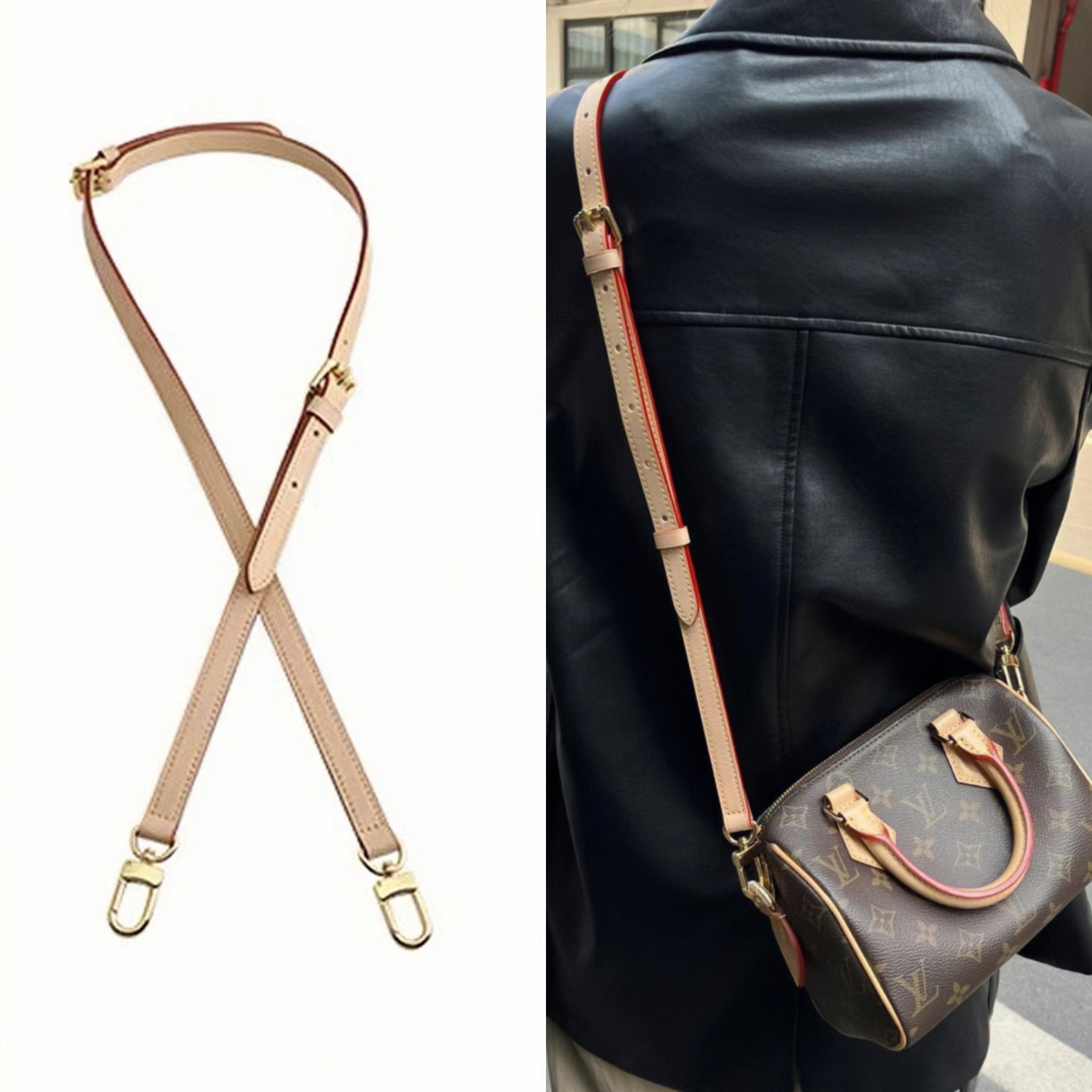 Adjustable Leather Bag Strap Australia  Louis Vuitton Leather Straps – L&S  LEATHER