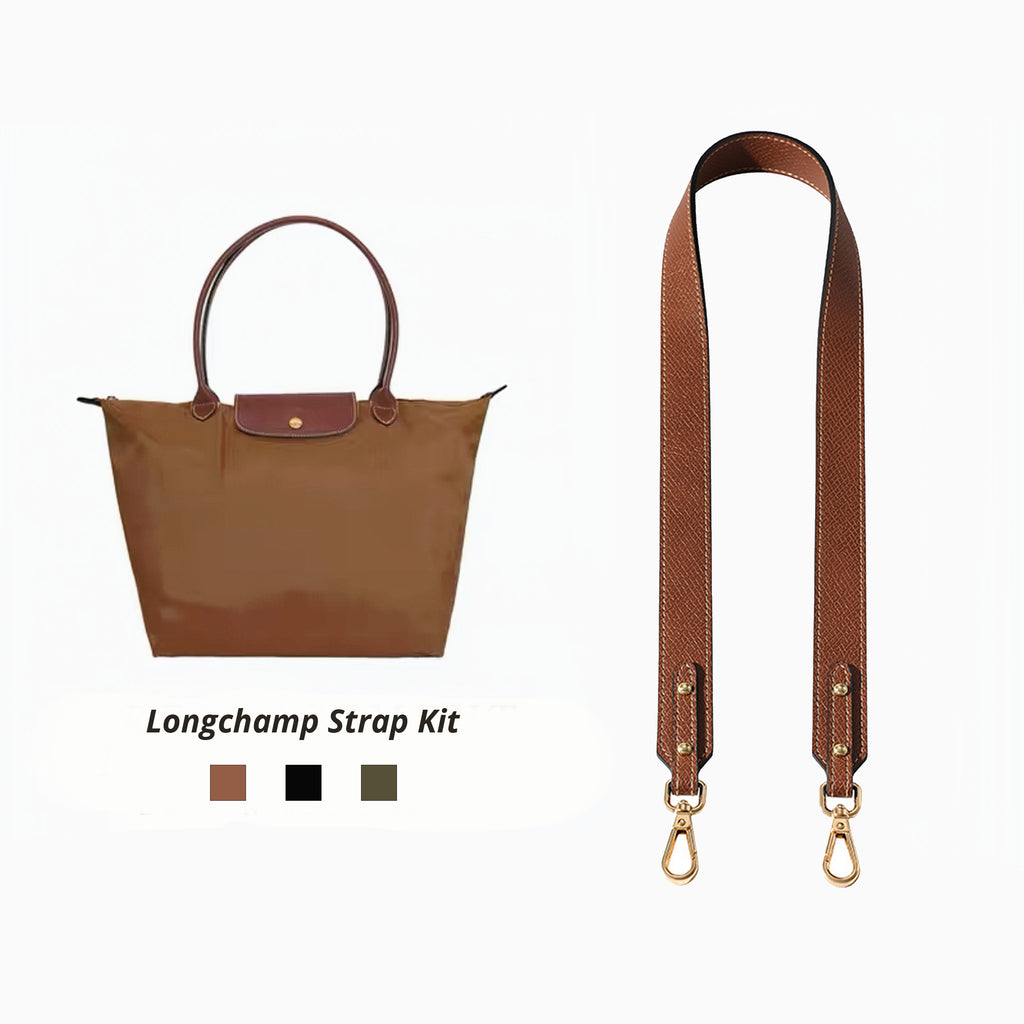 Leather Straps DIY Conversion Kits for Longchamp Handbags L S LEATHER