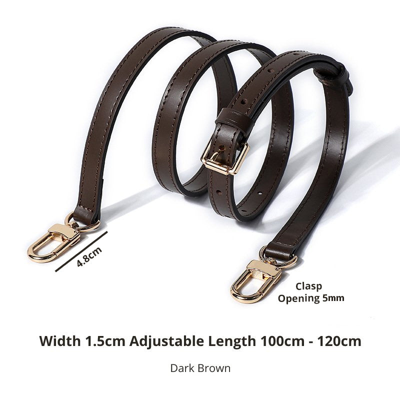 Dark Brown Replacement Leather Bag Straps – L&S LEATHER