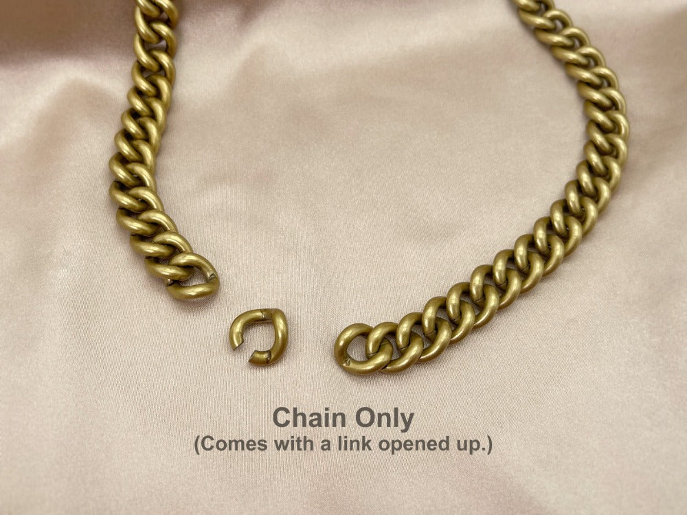  Purse Chain,Bag Extender Purse Chain Strap for Women Crossbody  Bags Purse Shoulder Belt Chain (Extender Chain+Antique Gold Chain  47in/120cm)