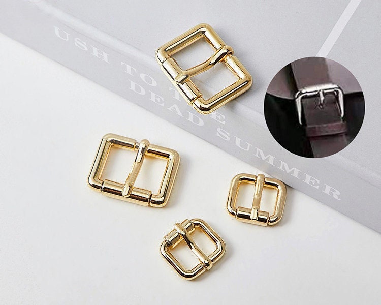 Pin Buckle 2 Pcs Metal Roller Pin Buckle, 16mm 21mm Inner Width Gold Silver – L&S ...