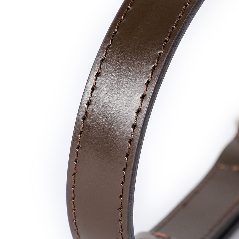 Dark Brown Replacement Leather Bag Straps