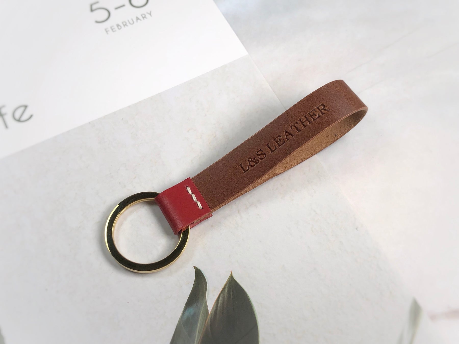 Buy Personalized Leather Keyring with Clip - L&S Leather – L&S LEATHER