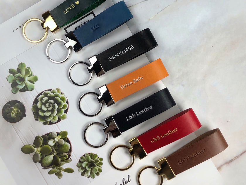 Buy Leather Key chains in Australia | Leather Key Ring – L&S LEATHER