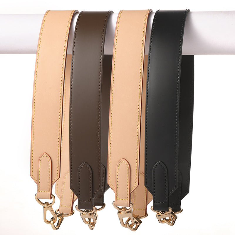 Wide Leather Shoulder Strap for Designer Tote Bags
