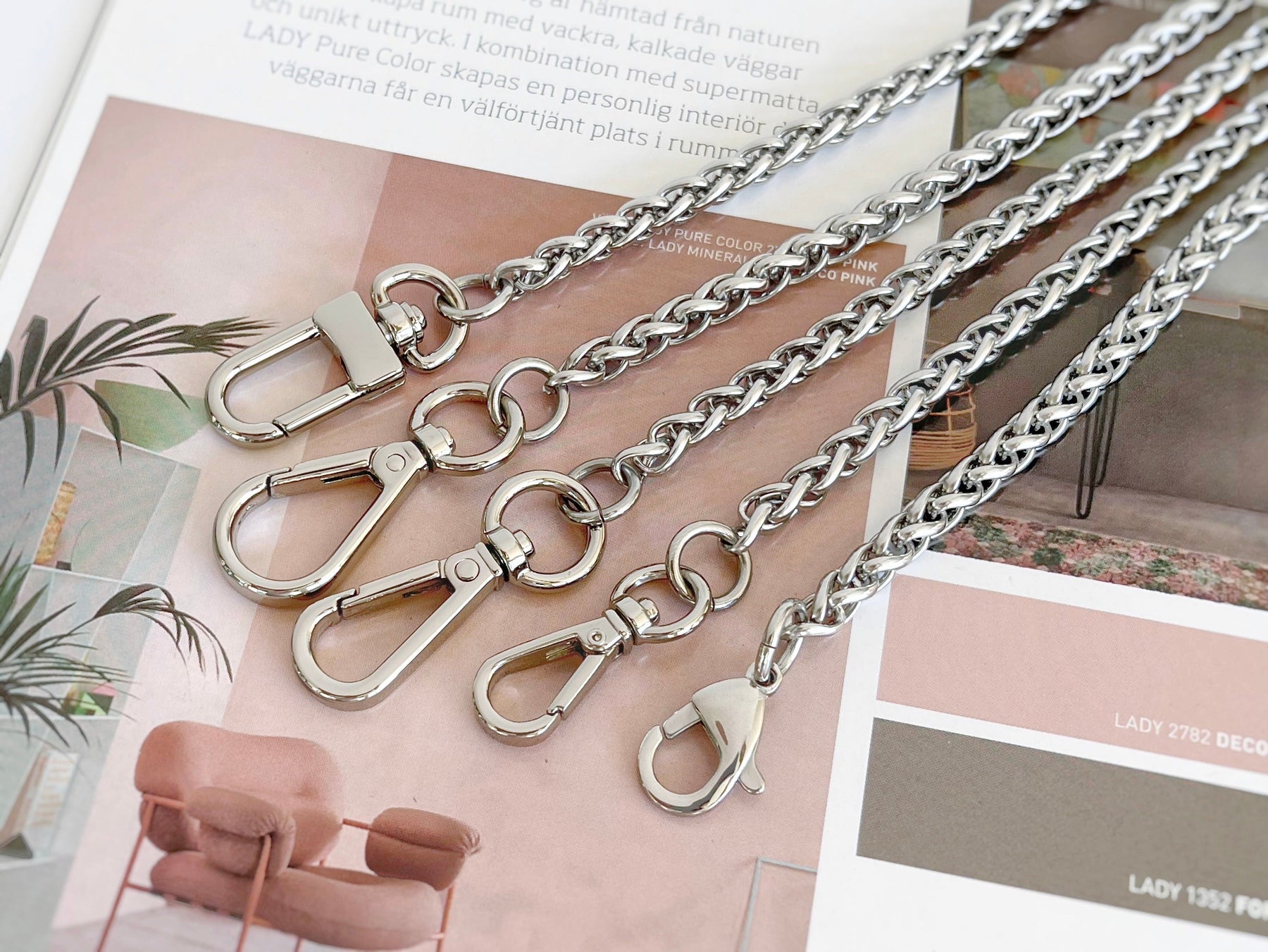 Elevate Your Bags with Custom Silver Bag Chain Straps – L&S LEATHER